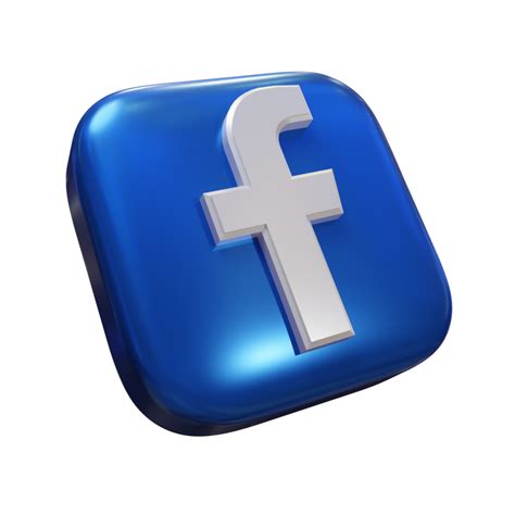 Facebook 3d Icon PNGs for Free Download