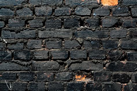 Black wall brick, texture HD wallpaper | Wallpaper Flare