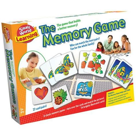 Learning Memory Game - Board Games by Small World (9722070) - Walmart.com - Walmart.com