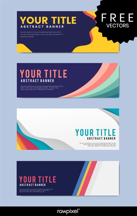 Download free modern business banner templates at rawpixel.com | Web banner design, Banner ...