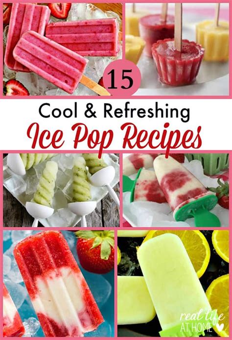 15 Cool and Refreshing Homemade Ice Pop Recipes - Real Life at Home