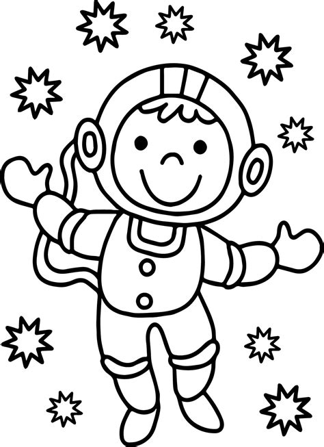 Spaceman Coloring Pages at GetDrawings | Free download