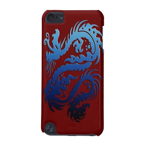 Dragon 23 blue iPod touch (5th generation) cases | Zazzle