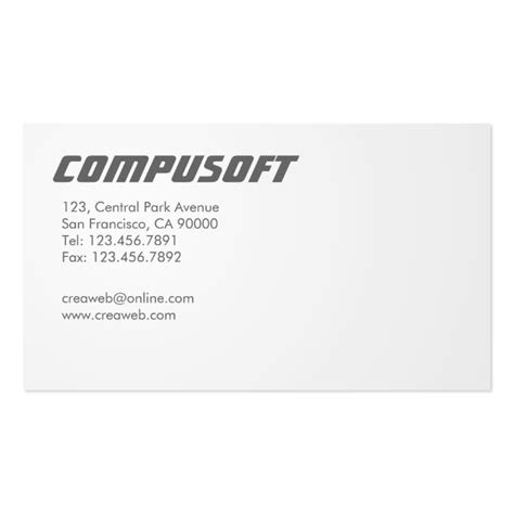 IT Consultant - Business Cards