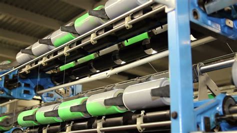 Stock video of automated yarn production in modern textile | 27471088 | Shutterstock