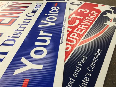 Political Yard Signs Printing in Lincoln, NE