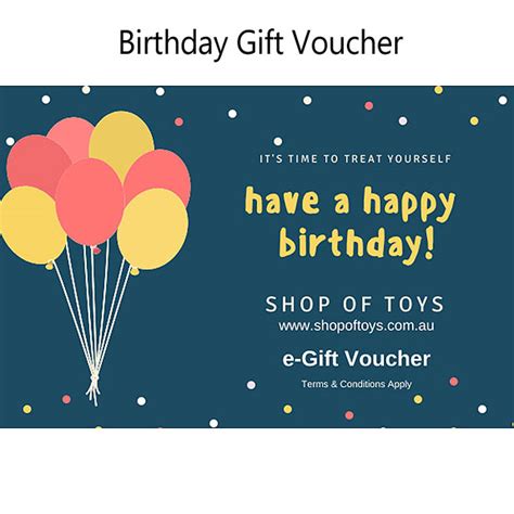 $50 e-Gift Birthday Voucher