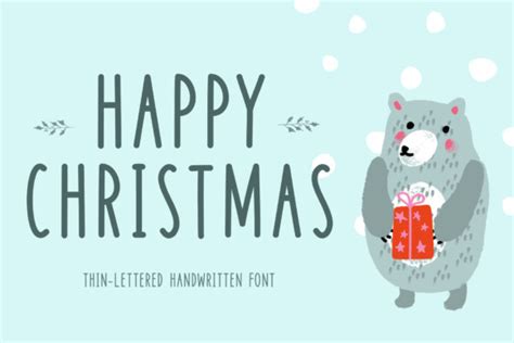 Happy Christmas Font - Free Font