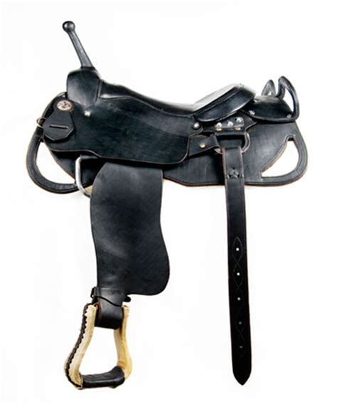 Trick Riding Saddle (Black) - Hawkesbury River Saddle Co & Harris Entertainment