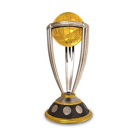 Cricket 3d Vector, Icc Cricket World Cup Trophy Realistic 3d Design, World Cup, Icc Trophy ...