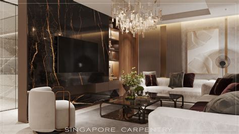 5 Ultra Luxury Living Room Interiors To Elevate Your Home - Carpentry Singapore