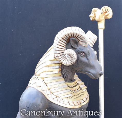 Large Egyptian God Composite Statue Khnum Figurine