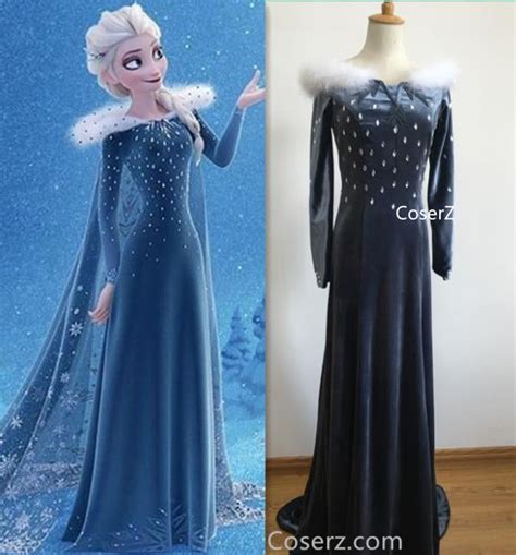 Custom Olaf's Frozen Adventure Elsa Dress, Elsa Costume, Elsa Cosplay – Coserz