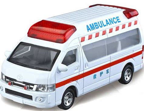 Pull-Back Function 1:32 Scale White Kids Toyota Ambulance Toy [TY1T002] : EZBUSTOYS.COM