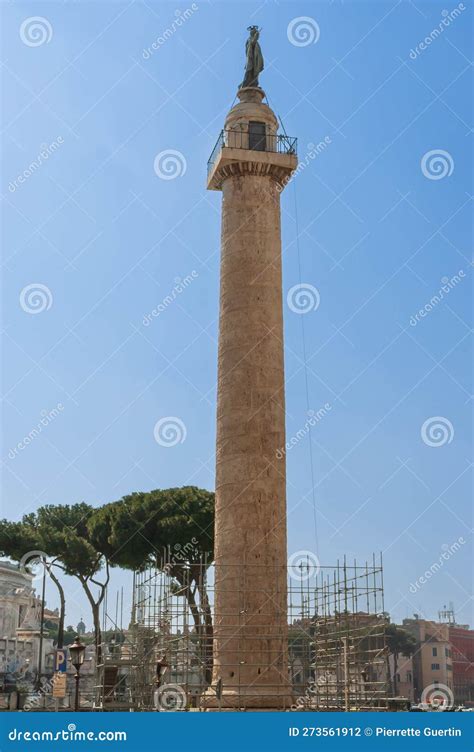 Trajan Column in Rome, Italy Stock Photo - Image of architecture, historic: 273561912