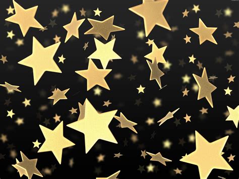 Free download Golden stars on black background PSDGraphics [5000x3750] for your Desktop, Mobile ...