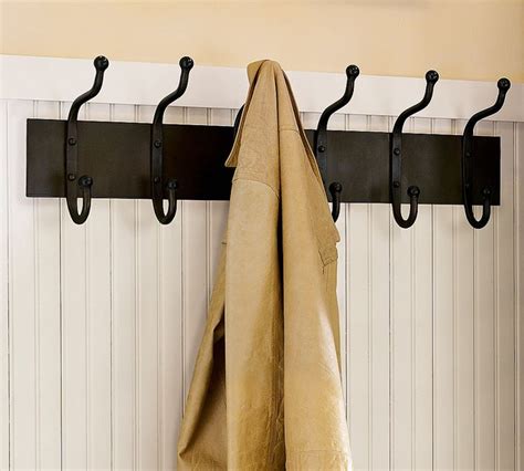 Cast Iron Row of Hooks - Traditional - Wall Hooks - by Pottery Barn