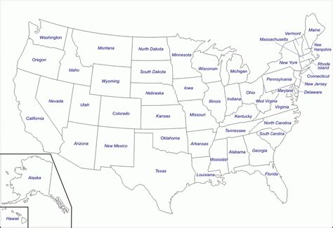 Usa Map Without States – Topographic Map of Usa with States