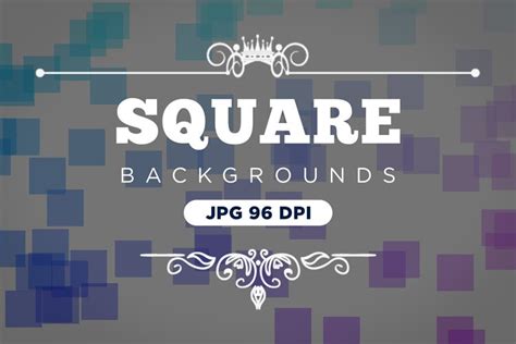 Colorful square background pack