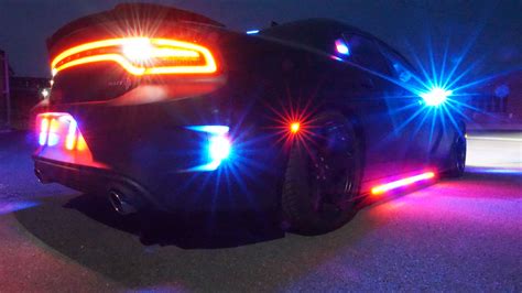 Police Lights Dodge Charger