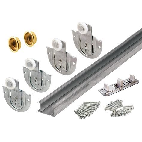 Prime-Line Bypass Closet Door Track Kit-163590 - The Home Depot