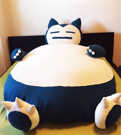 6ft Snorlax bean bag cover – OOWLSTUDIO