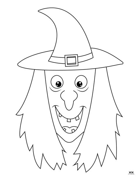 Printable Witch Printable Coloring Pages