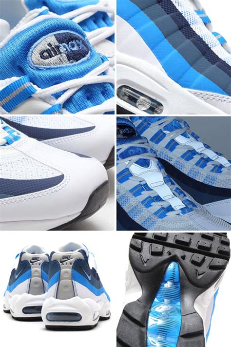 Nike Air Max 95 No Sew White/University Blue | SneakerFiles