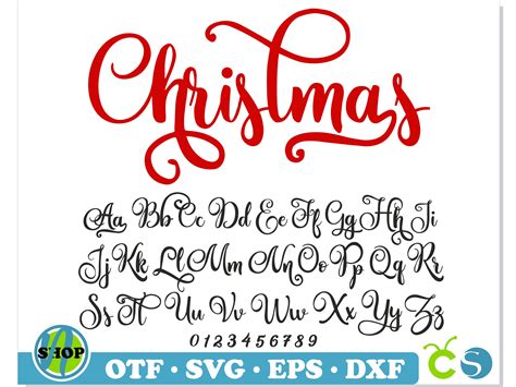 Christmas Font Tails OTF, Christmas Font SVG Cricut, Font wi - Inspire Uplift