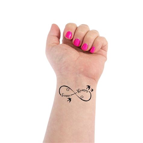 Eternity Symbol Tattoo With Names - Printable Calendars AT A GLANCE