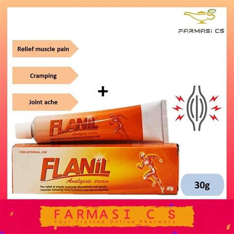 Flanil Analgesic Cream 30g EXP:12/2026 [ Relief muscle pain ] | Lazada