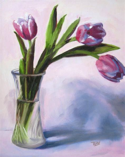 Flowers In Vase Paintings - Painting Art - Painting Art