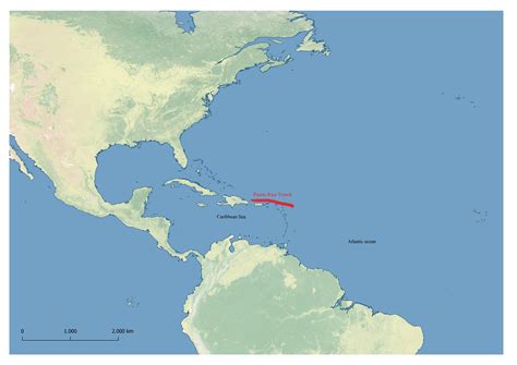 Label the Puerto Rico Trench. | Quizlet