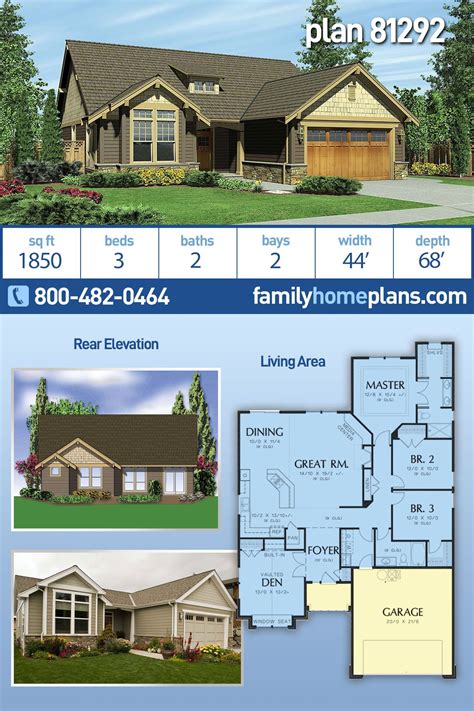 35++ Craftsman house plans with attached garage information