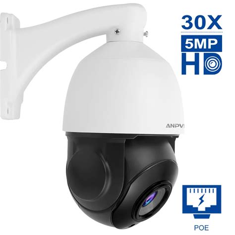 Anpviz outdoor IP Camera PTZ 30X HD 2MP/5MP Zoom IP PTZ Camera Onvif IR CCTV Camera Pan / Tilt ...