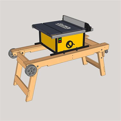 DIY Portable Table Saw Stand Plans