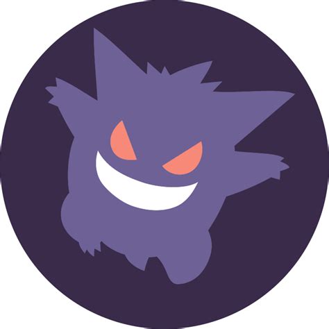 Minimalist Gengar Icon (Free to Use) by Jedflah on DeviantArt