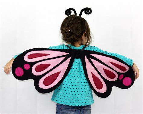 Butterfly Wings - Pink Childrens Costume, Dress Up, Girls Kids Halloween | Pink costume ...