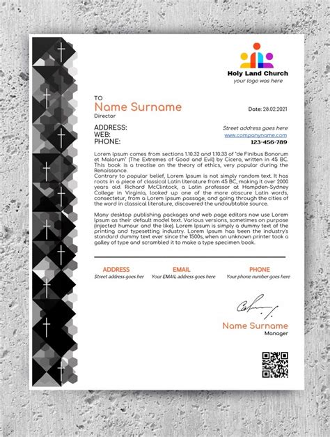 Free Church Letterhead Template In Google Docs