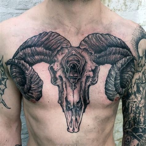 100 Ram Tattoo Designs For Men - Bighorn Sheep Ink Ideas