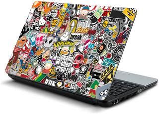 Buy Namo Arts Sticker Bomb Laptop Skin Stickers for HP-Dell-Lenovo-Acer-Asus 15.6 inch Laptops ...