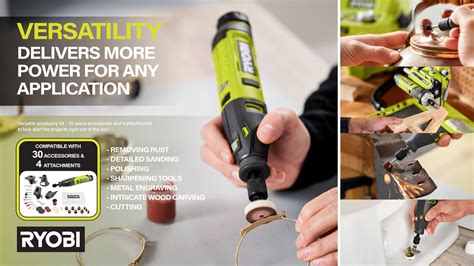 RYOBI USB Lithium Rotary Tool Kit - Good Design