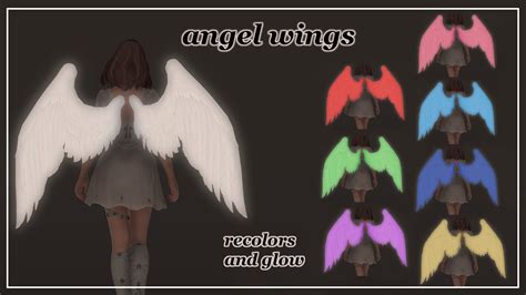 [dreamy] angel wings recolors and glow - The Glamour Dresser : Final Fantasy XIV Mods and More