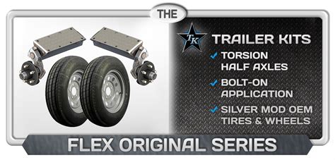 7000 lb TK Tandem Heavy Duty Torsion Axle Trailer Kit - 7K Capacity (F – The Trailer Parts Outlet