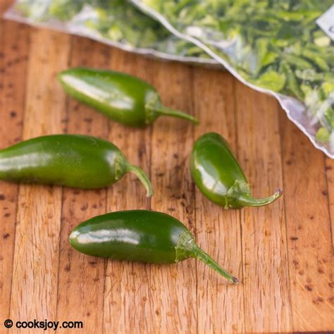 Cooks Joy - How to Freeze Jalapenos (Freezing Jalapenos)