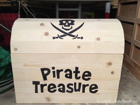 DIY Treasure Chest Toy Box - Houseful of Handmade