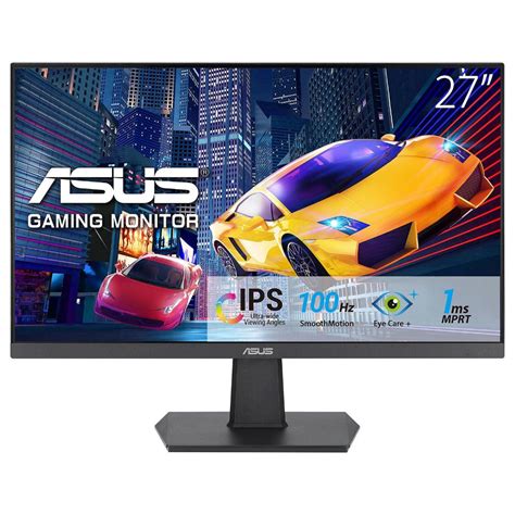 ASUS VA27EHF Eye Care 27" 27inch Full HD IPS Frameless Display, 100Hz, 1ms Gaming Monitor - Computia