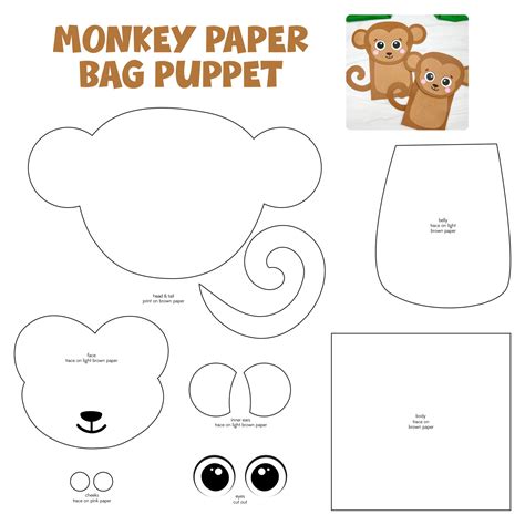 Printable Paper Puppets Templates