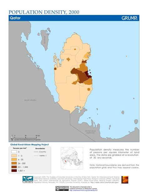 Qatar population density (2000) in 2022 | Urban mapping, Earth science, Information network