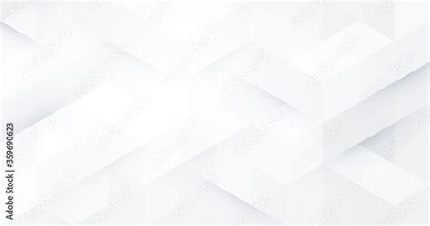 Abstract white monochrome vector background, for design brochure, website, flyer. Geometric ...